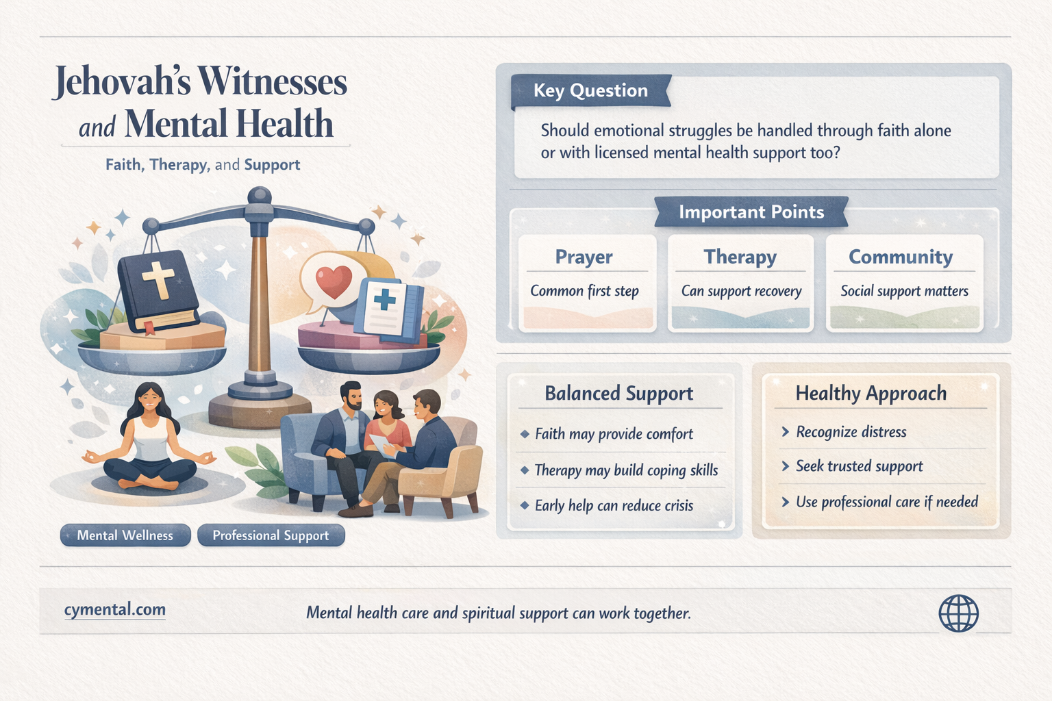 do jehovah witnesses believe in seeking help for mental illness
