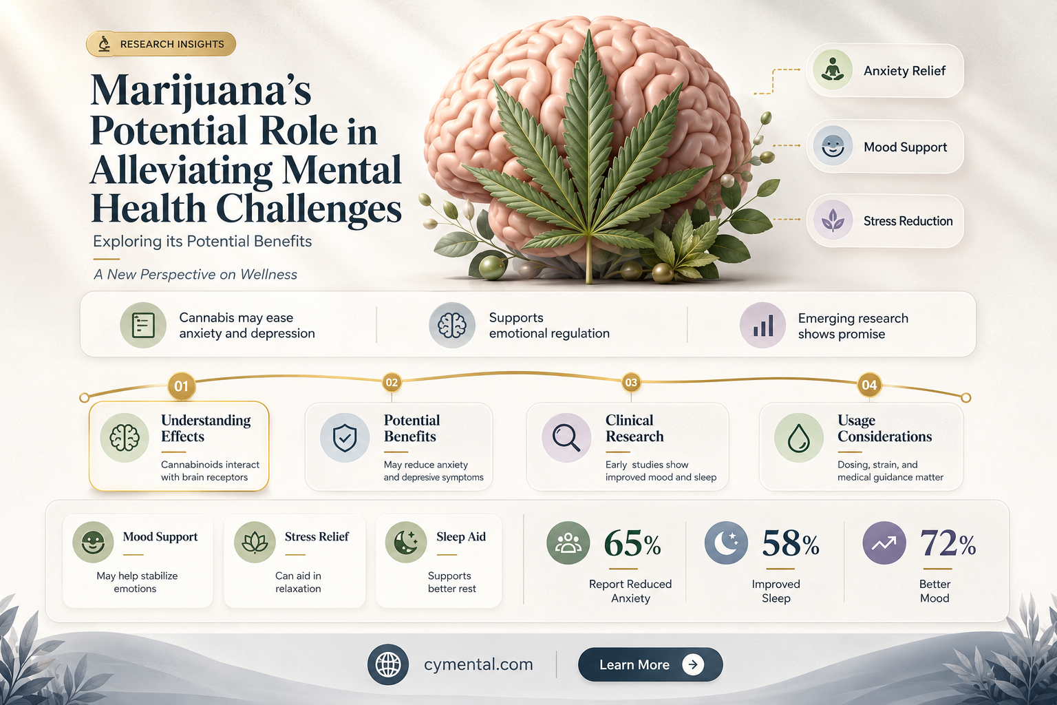 how can marijuan help with mental issues
