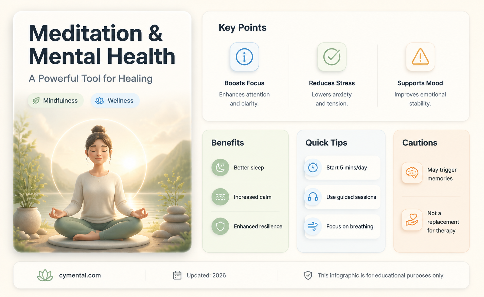 can meditation really help your mental illness