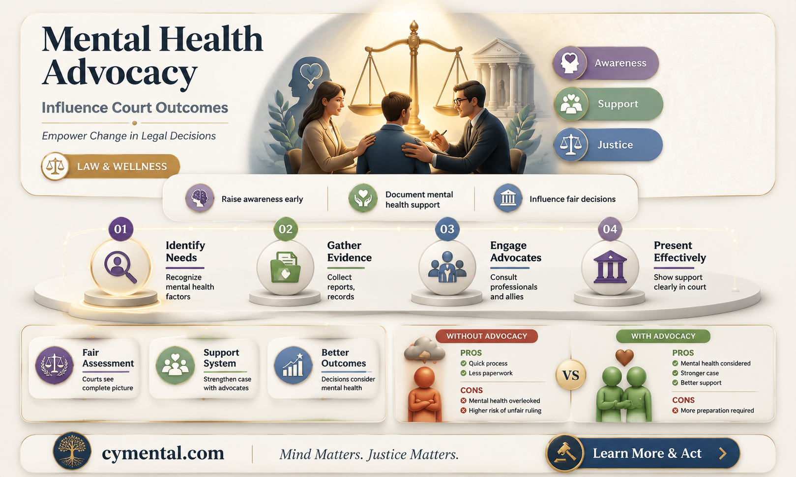 can mental health help in court