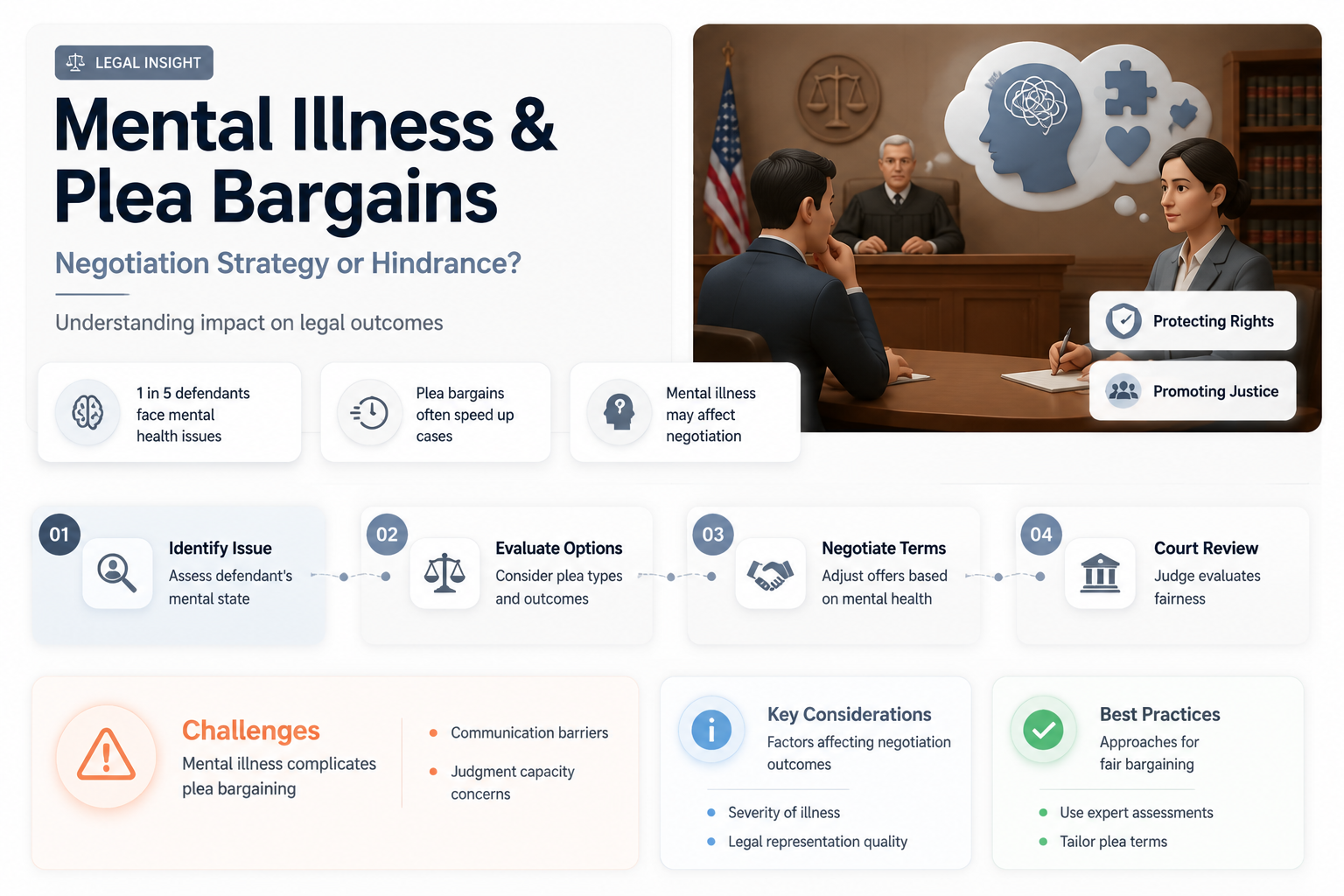 can mental illness help in negotiating a plea agreement