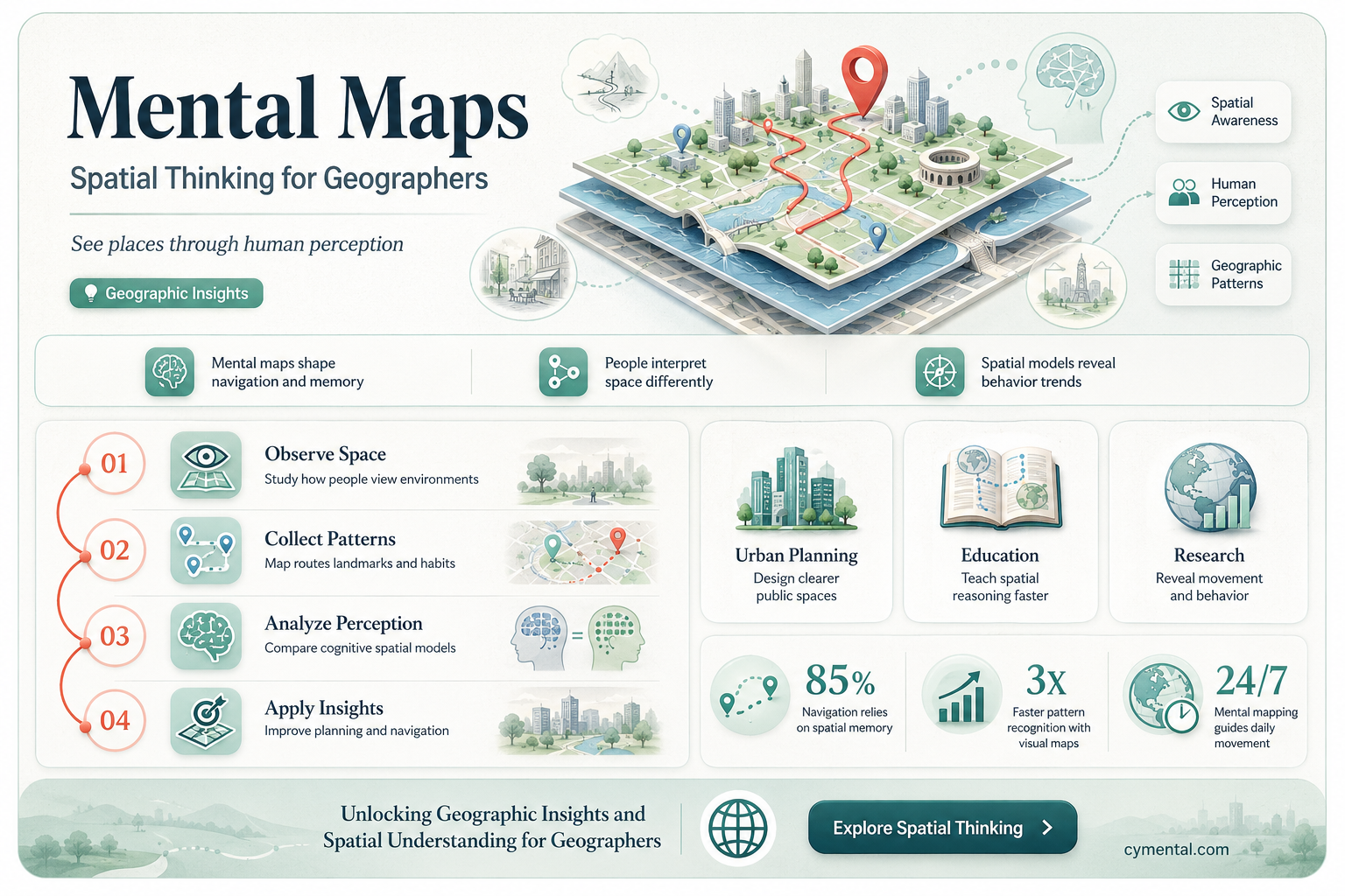 how are mental maps helpful to geographers