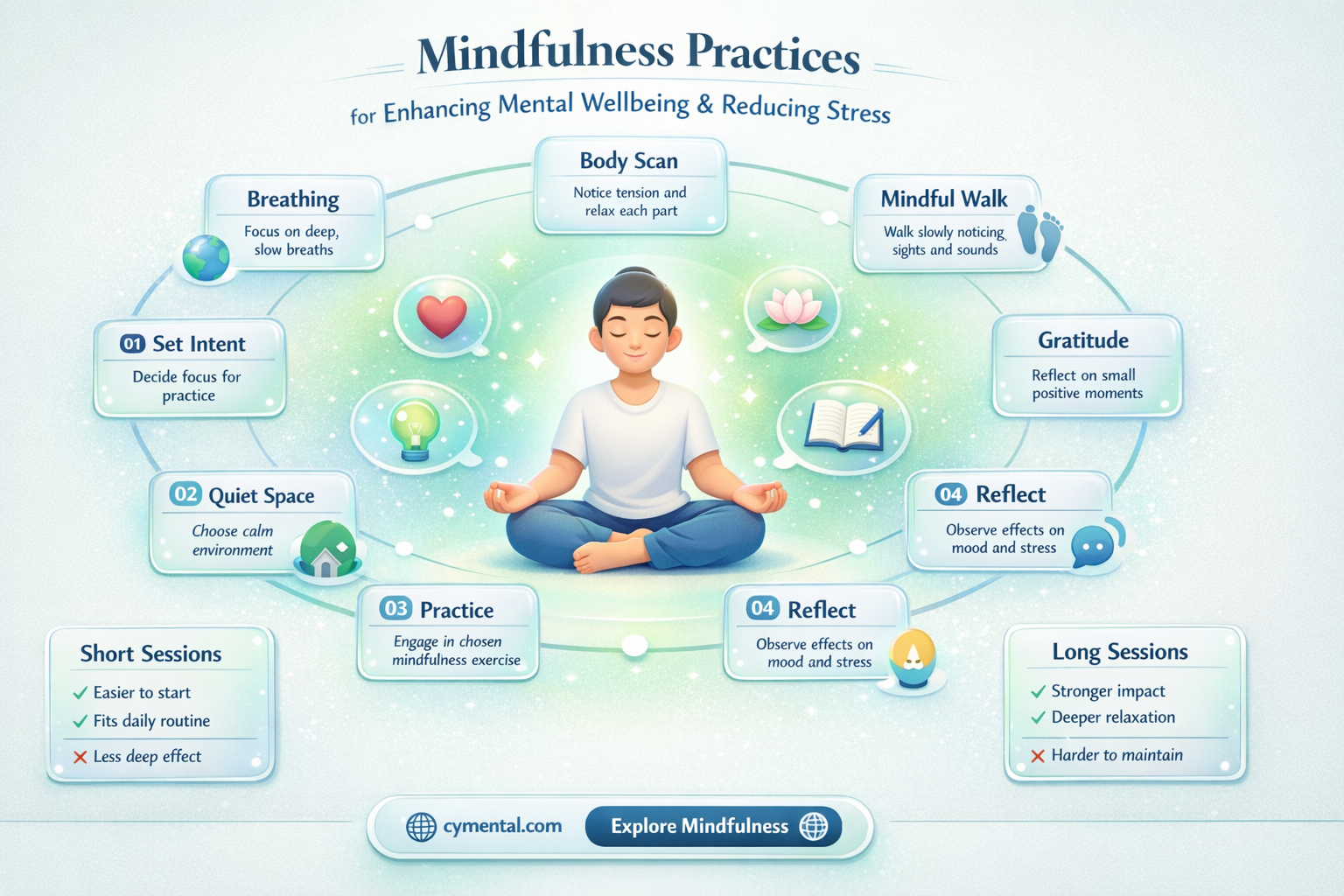 how can mindfulness help with mental wellbeing