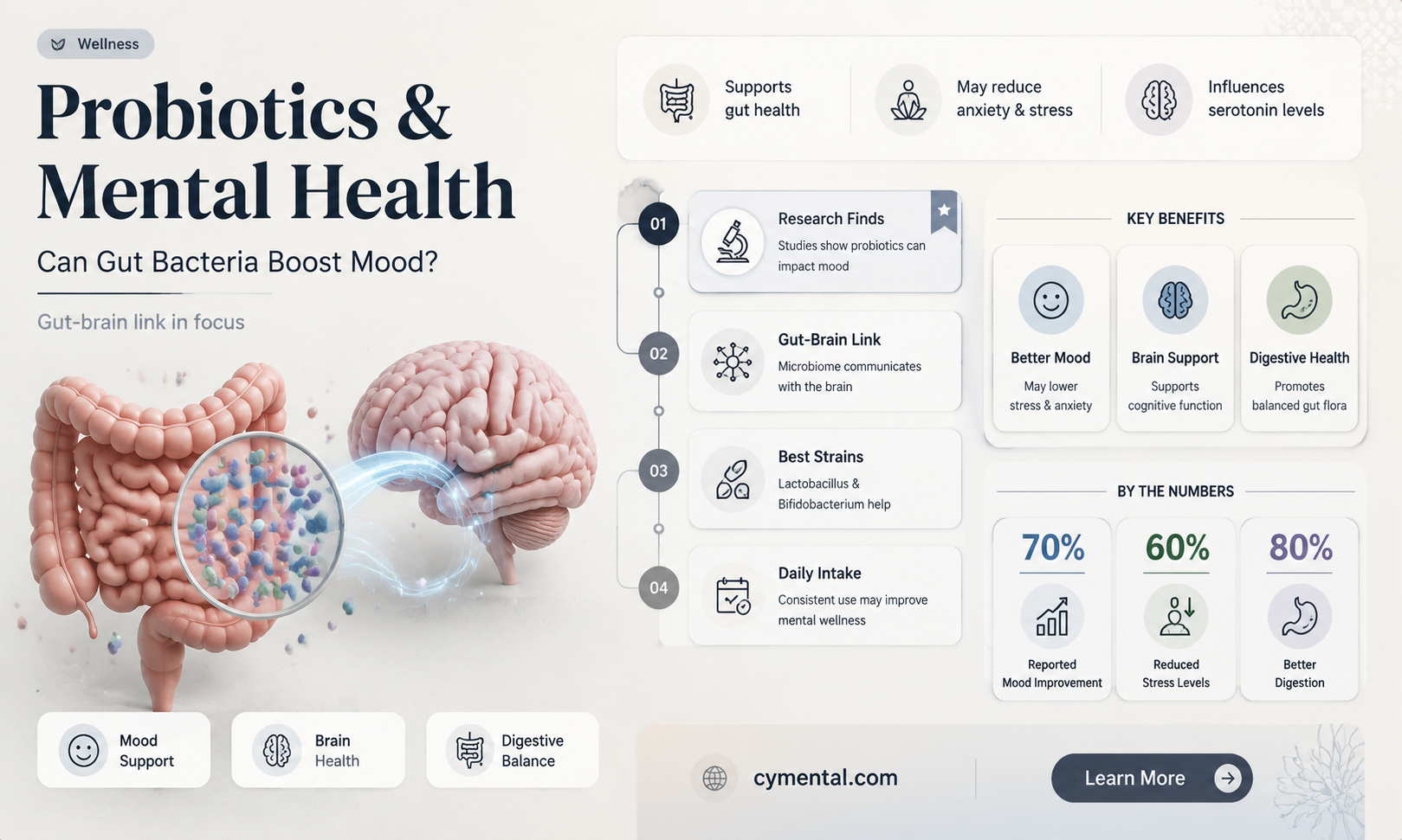 can probiotics help with mental health or mood