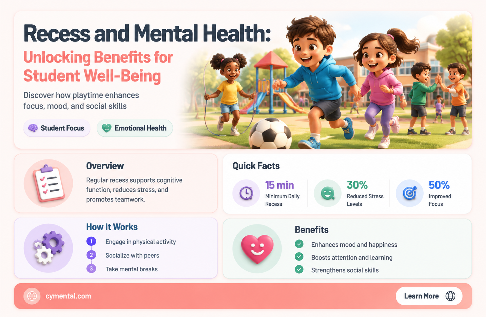does recess help with mental health