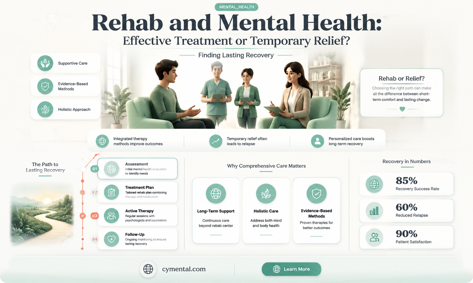 does rehab help with mental health