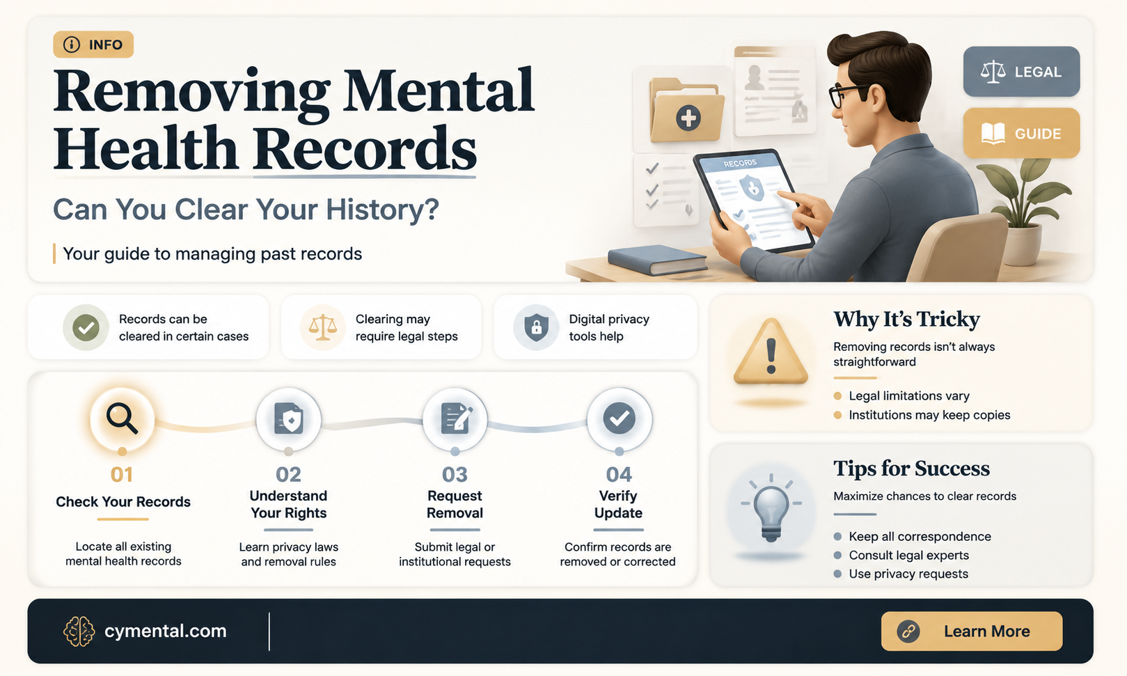 can you get mental help off your record