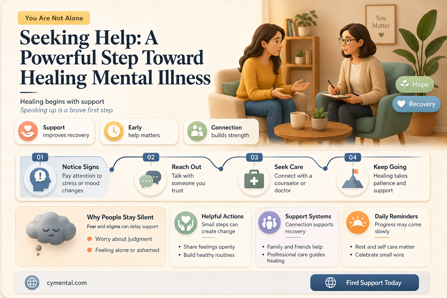 does seeking help help mental illness