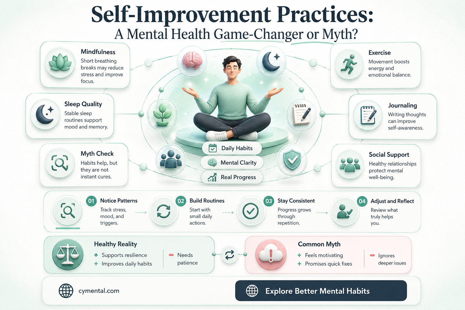 do self improvement practices help mental health patients