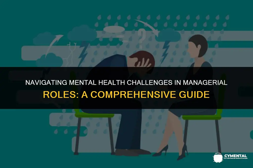 should a manager have mental health issues