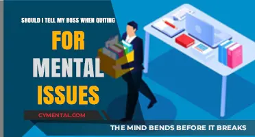 Navigating Resignation: When to Disclose Mental Health Concerns to Your Boss