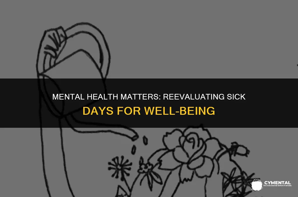 should mental health issues count as sick days