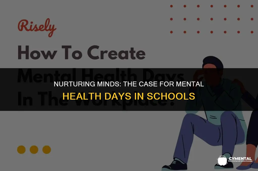 should schools have mental health days