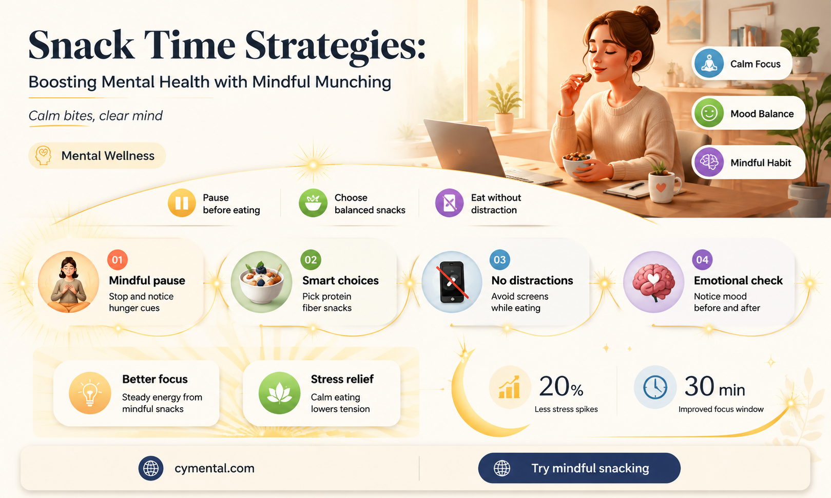 how can snack time help mental health