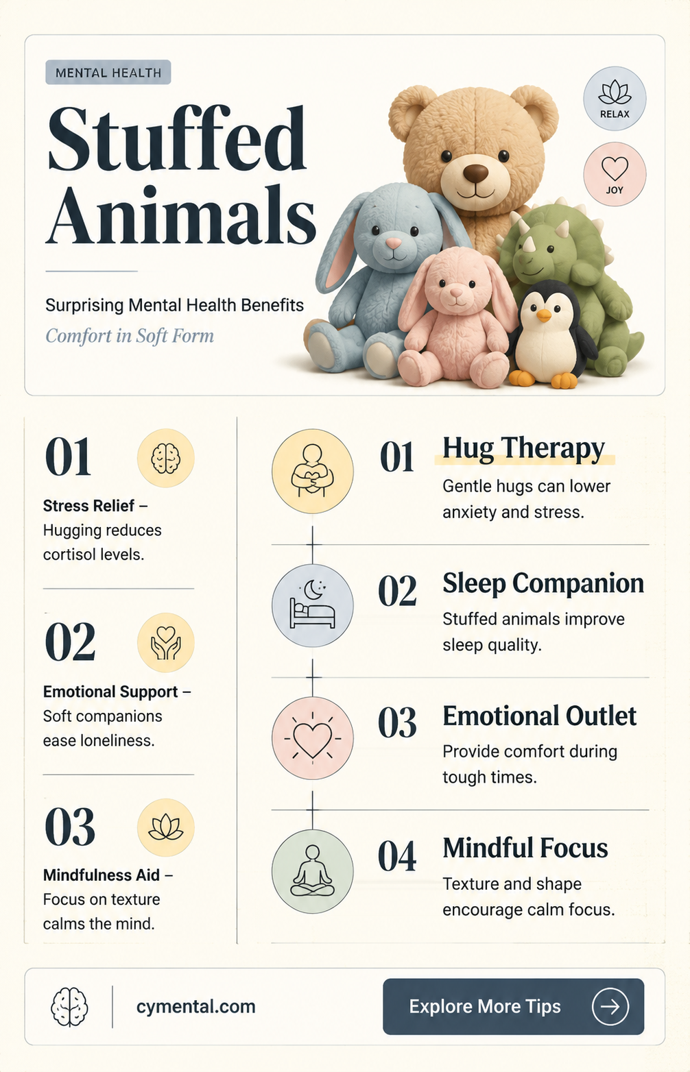 can stuffed animals help with mental health