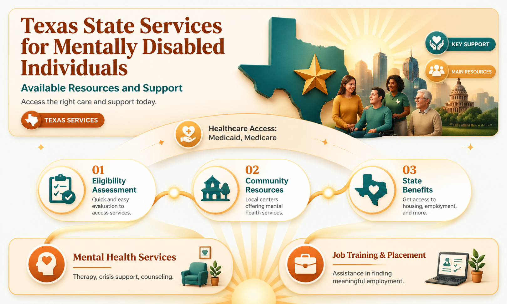 are there state services in texas that help mentally disabled