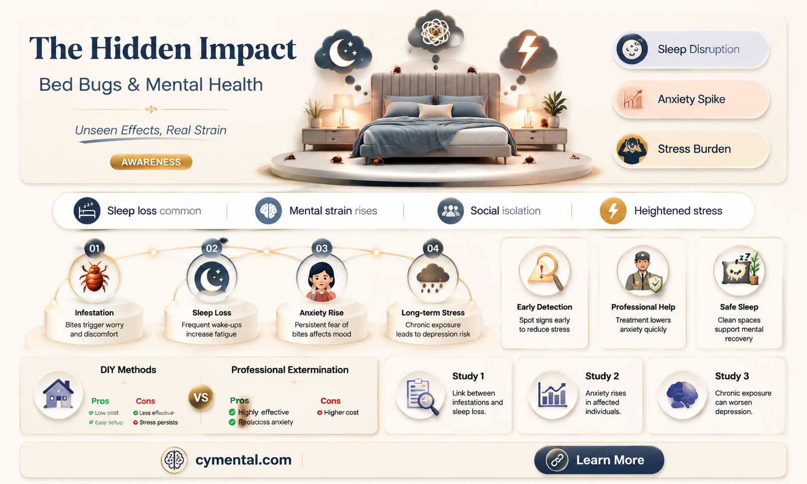 can bed bugs affect your mental health