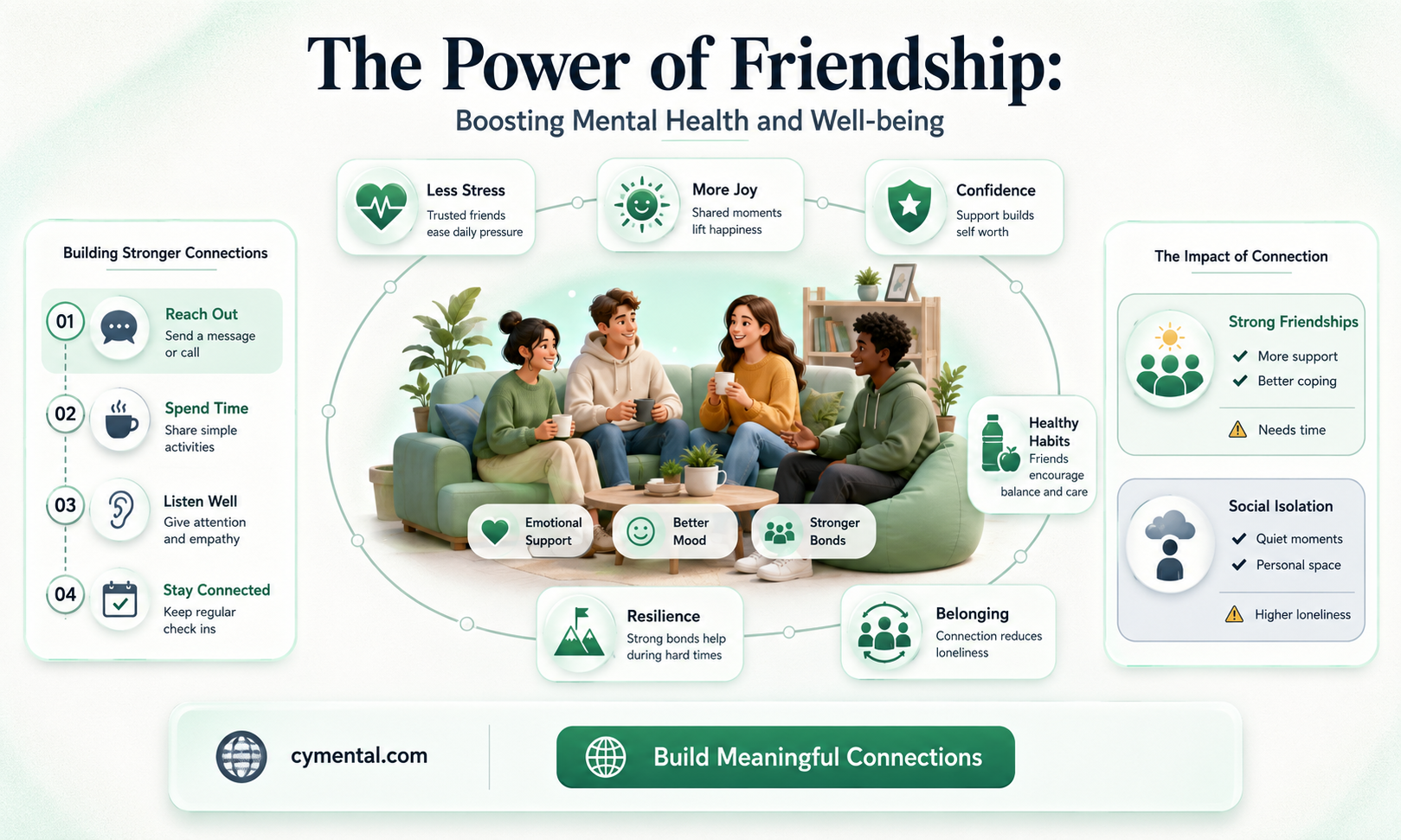 how can friends help with our mental health