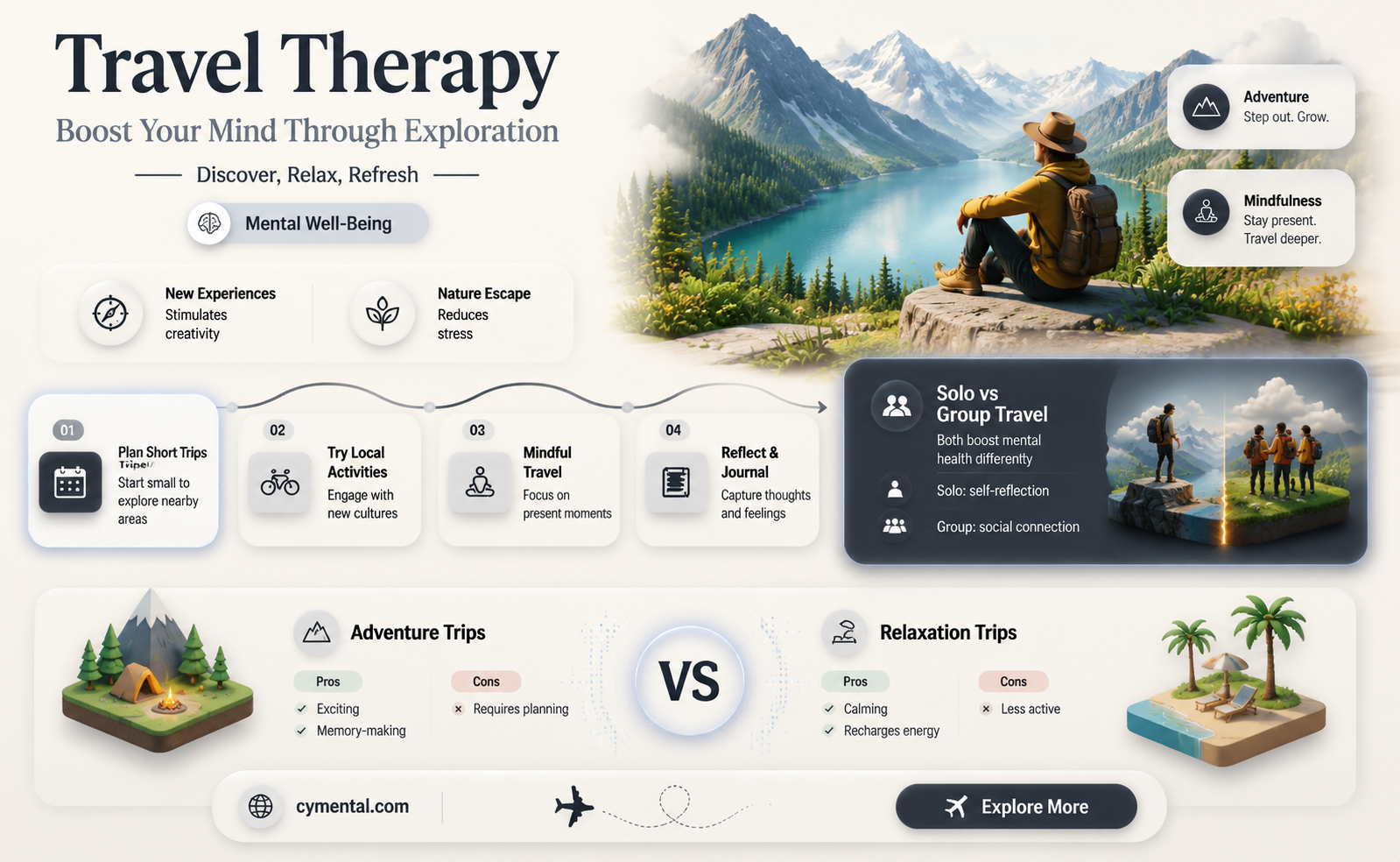 can traveling help your mental health