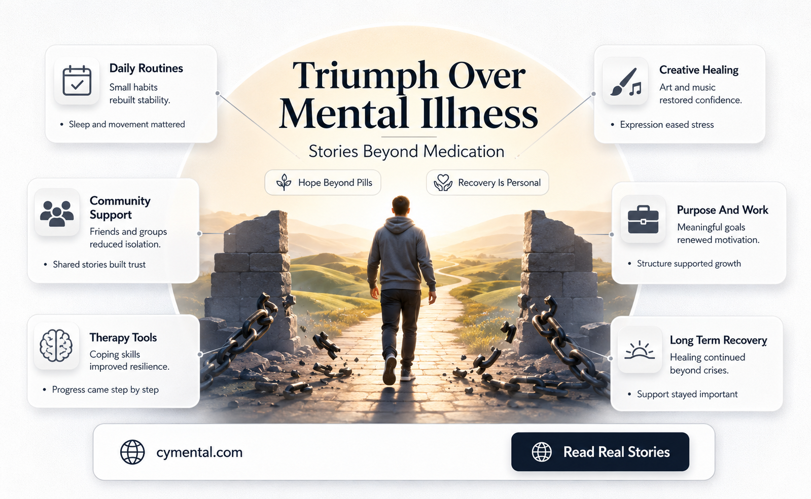 has someone ever beat mental illness without their meds
