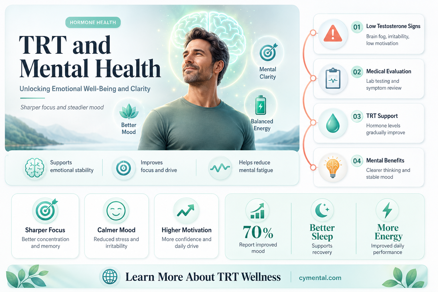 does trt help with mental health