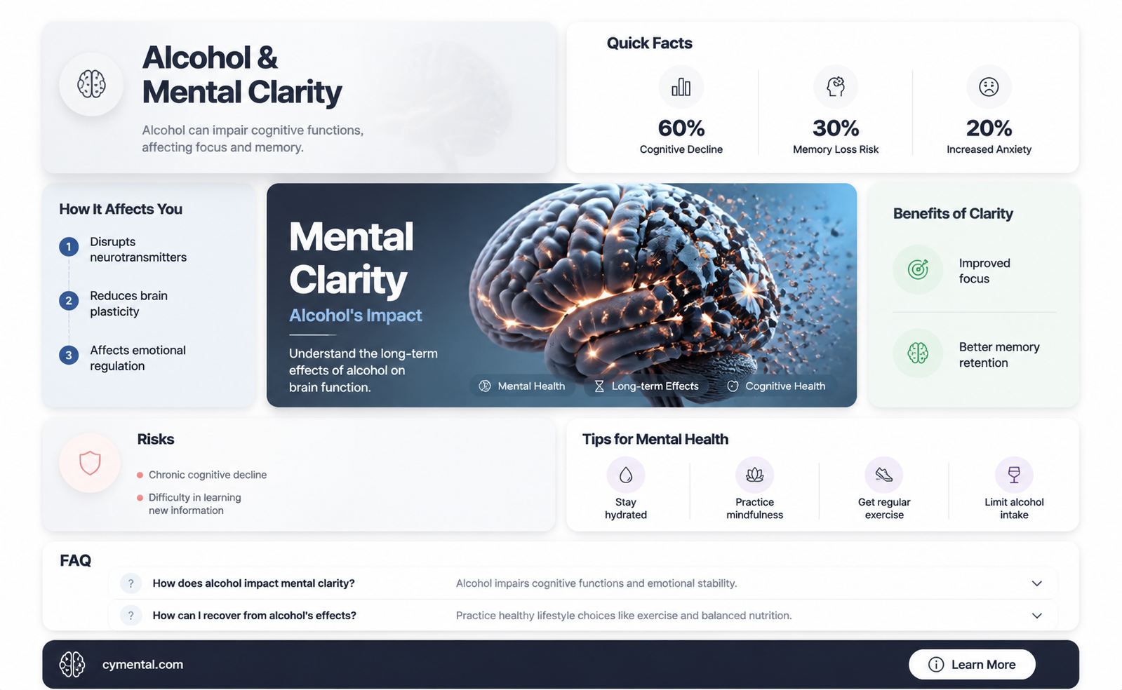 can alcohol cause mental fog
