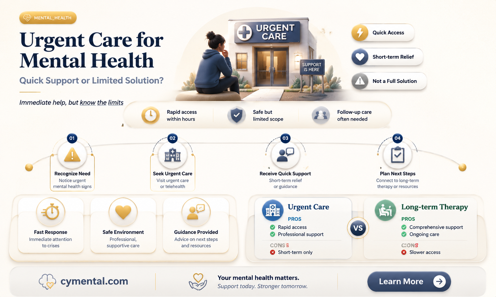 can urgent care help with mental health
