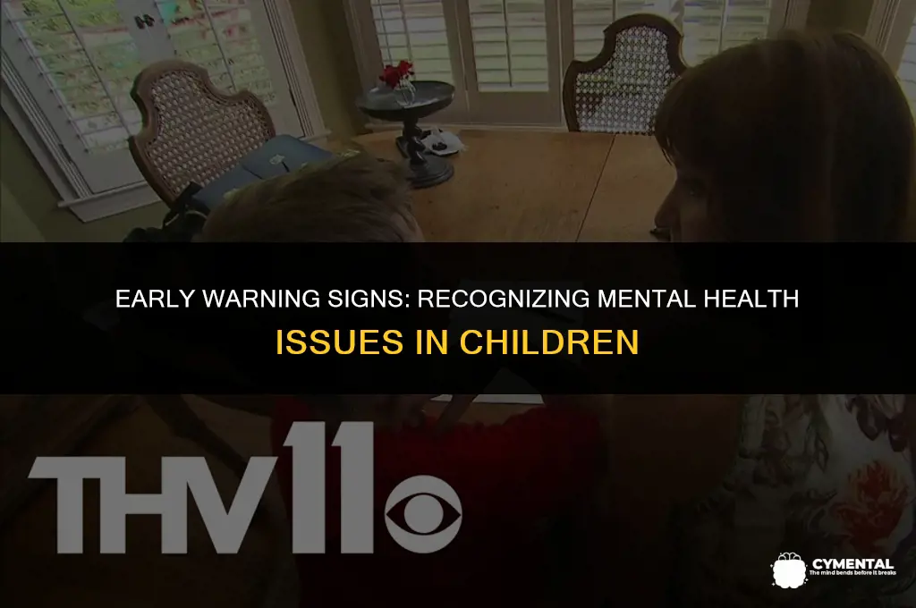 what age does a child show signs of mental issues