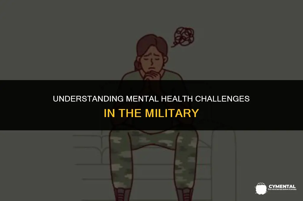 what are considered mental issues for the military