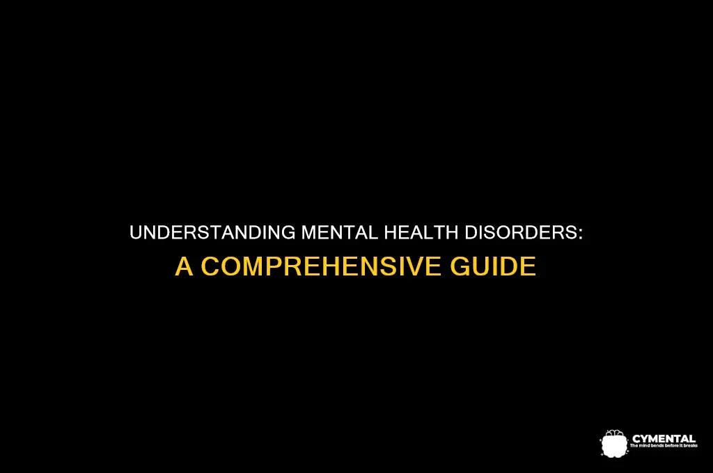 what are mental health disorders