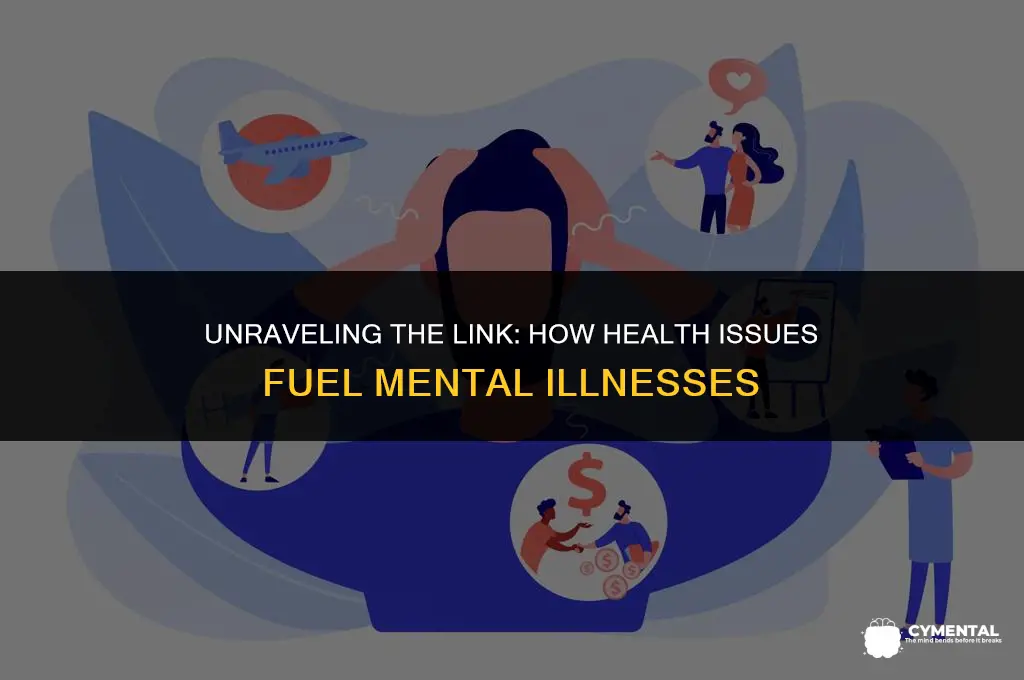 what are mental illnesses caused by stress from health issues