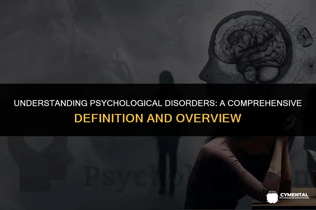 what are psychological disorders by definition