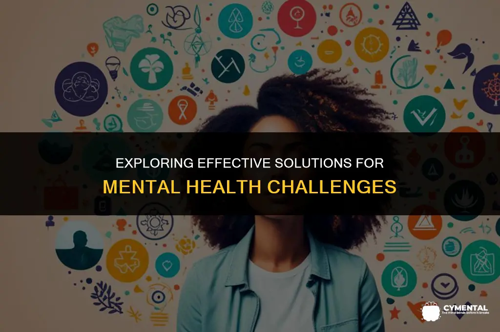 what are solutions to mental health issues