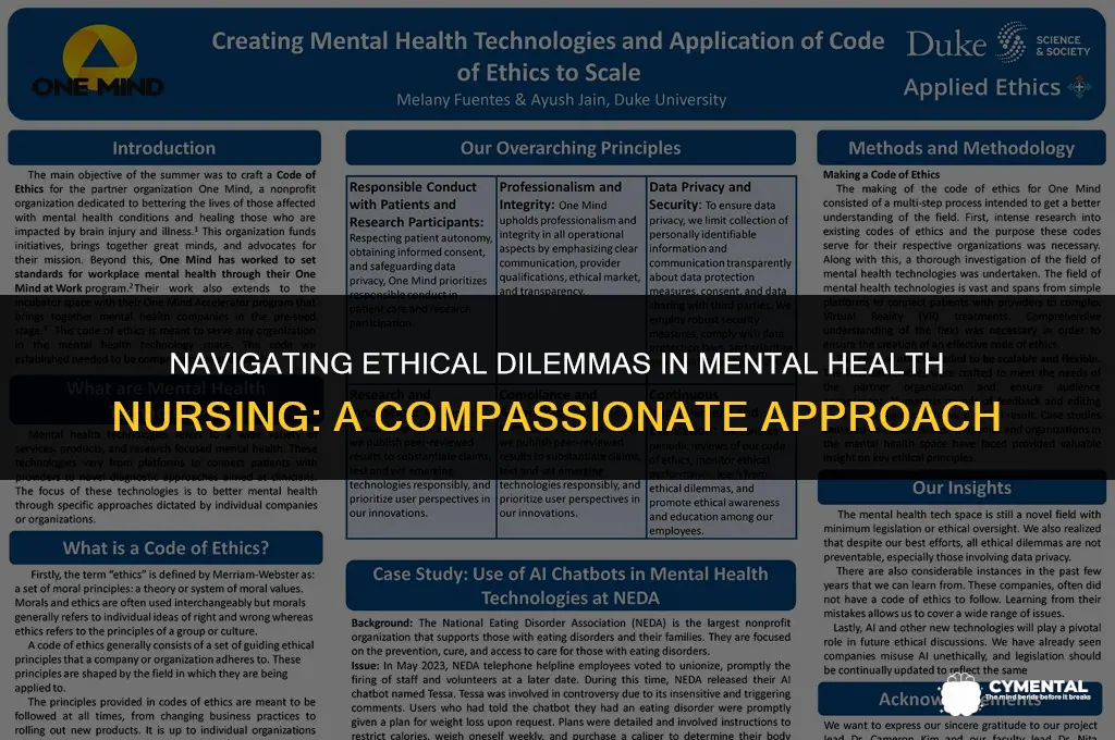 what are some ethical issues in mental health nursing