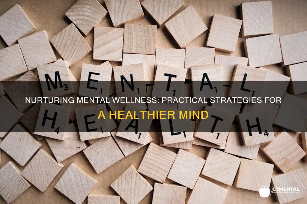 what are some helpful strategies for good mental health