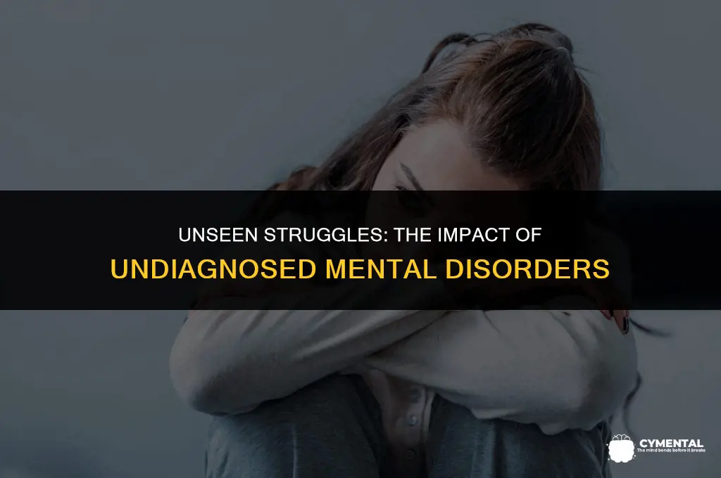 what are some issues if mental disorders are not diagnosed