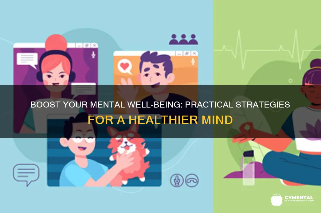 what are some ways to help your mental health