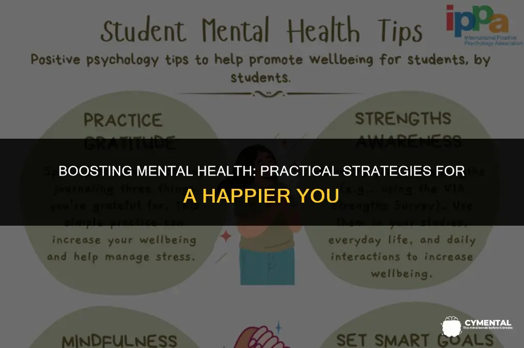 what are some ways to improve mental health