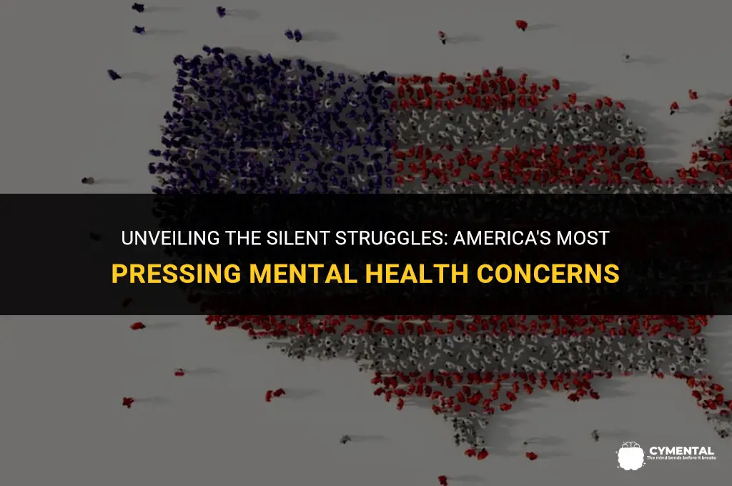 what are the biggest mental health issues in america