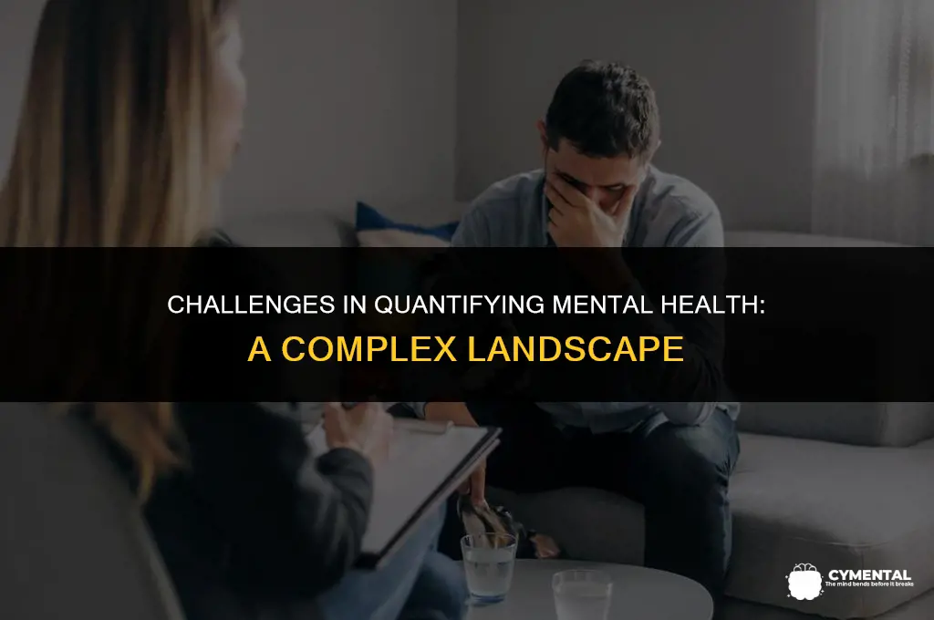 what are the difficulties with measuring mental health issues