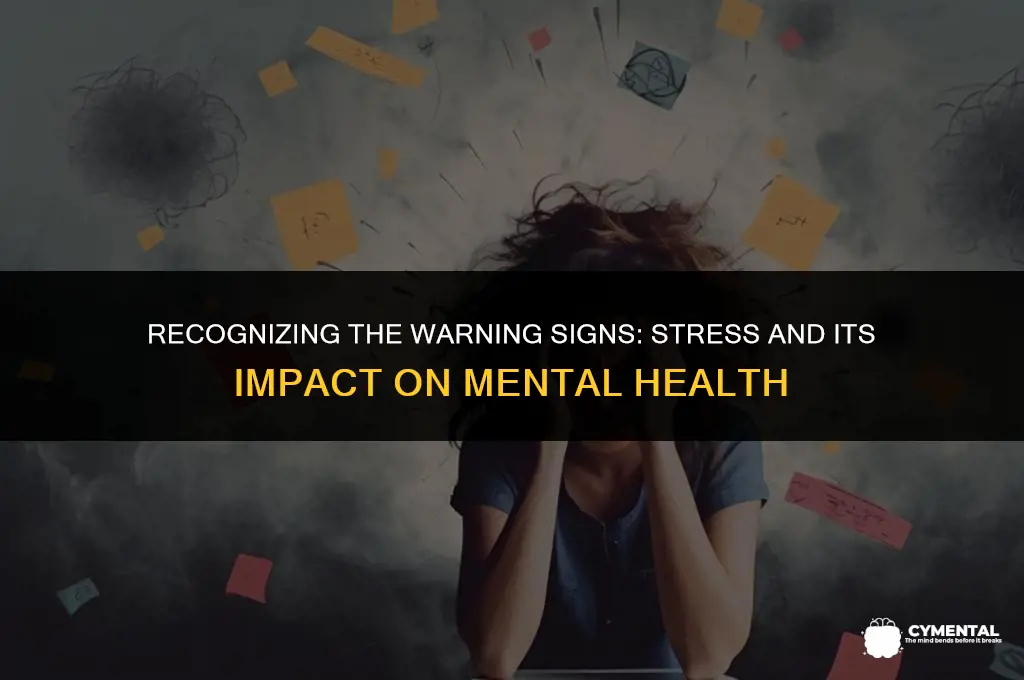 what are the key signs of stress affecting mental health