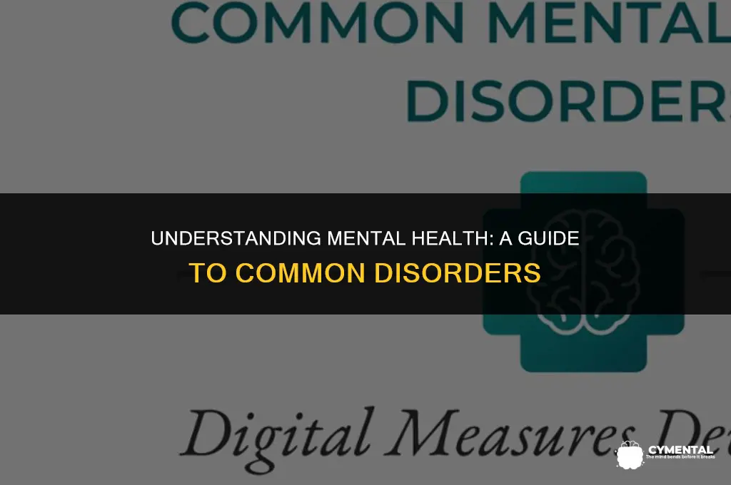 what are the most common mental health disorders
