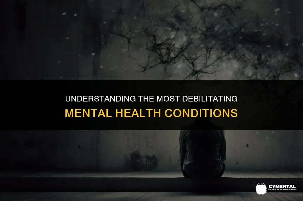 what are the worst mental disorders