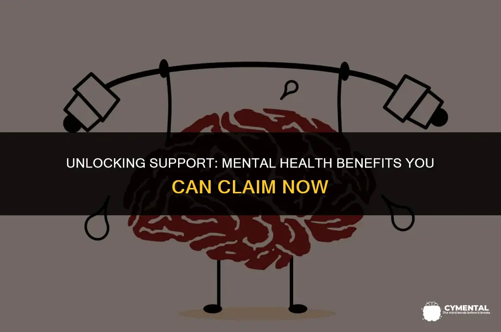 what benefits can you claim for mental health issues