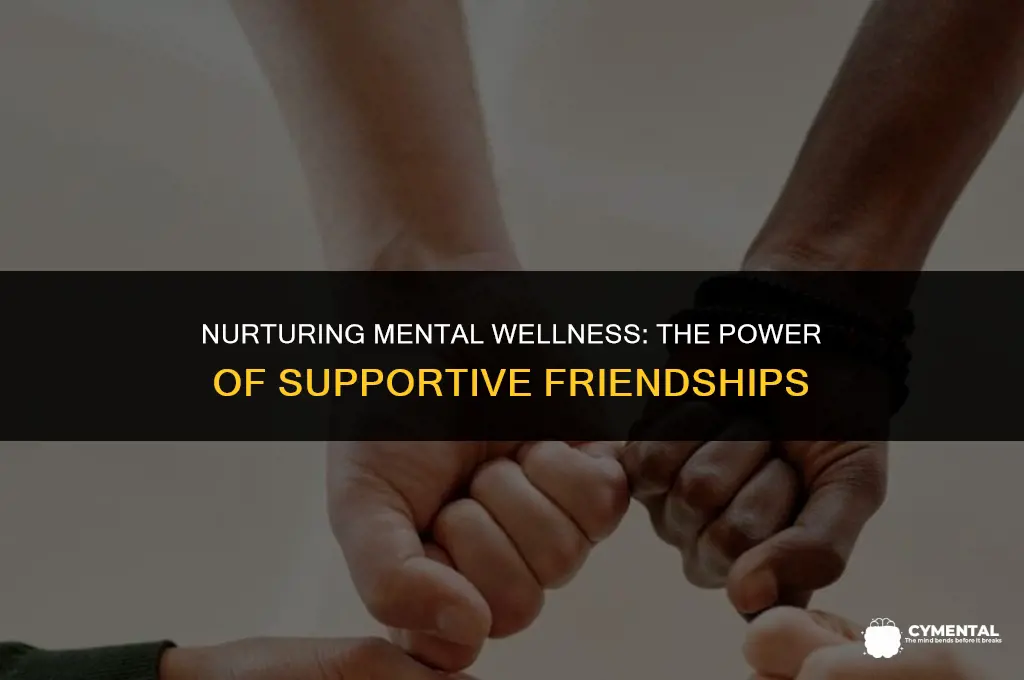 what can friends provide to affect mental health positively