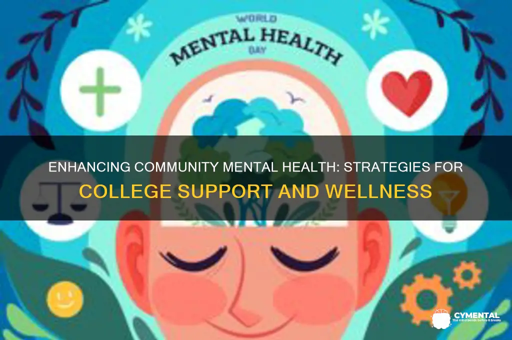what can help community mental health college