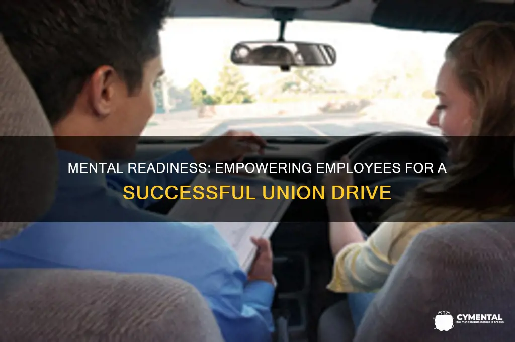 what can help employees prepare mentally for union drive