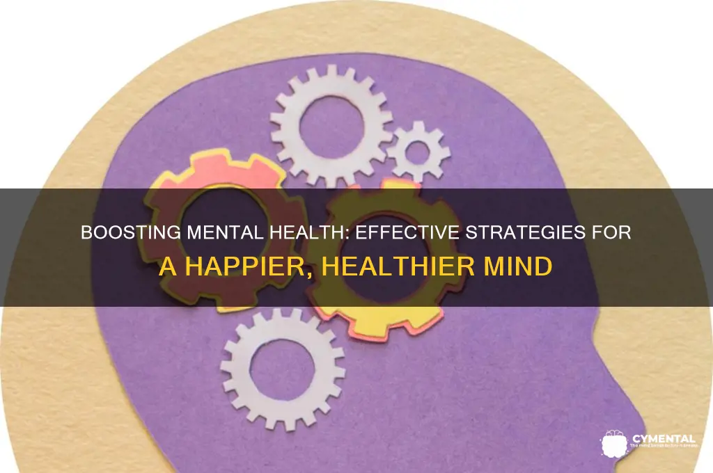 what can help improve mental health