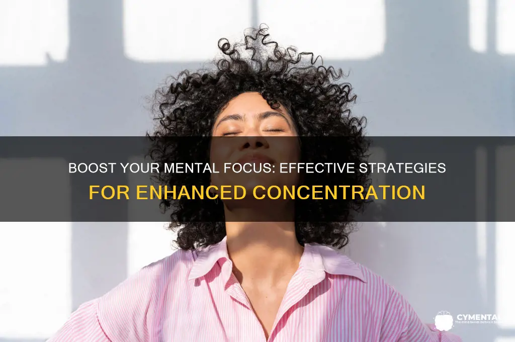 what can help with mental focus