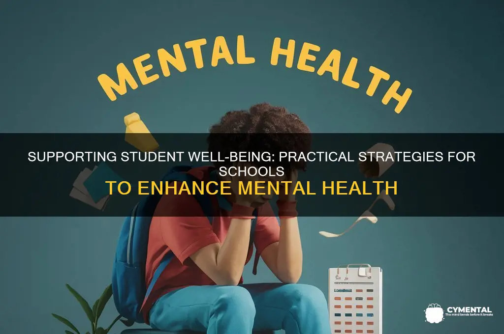 what can schools do to help mental health
